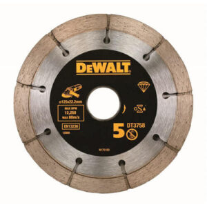 Здвоєний сегментований алмазний диск DeWALT DT3758