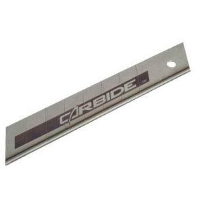 Леза запасні Carbide шириною 18 мм з сегментами, що відламуються для ножів з висувними лезами, 5 штук STANLEY STHT0-11818 STANLEY