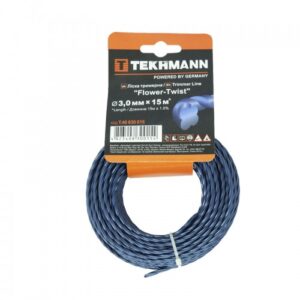 Волосінь для садових триммеров Tekhmann “Flower-twist” 3,0 мм х 15 м TEKHMANN