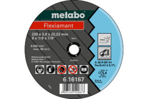 Відрізний диск Metabo 230×3,0x22,23 Inox, TF 41 (616167000)