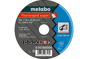Відрізний диск Metabo super 115×1,0x22,23 сталь, TF 41 (616188000)