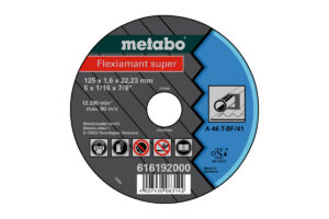 Відрізний диск Metabo super 125×1,6×22,23 сталь, TF 41 (616192000)
