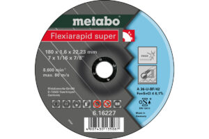 Відрізний диск Metabo super 180×1,6×22,23 Inox, TF 42 (616227000)