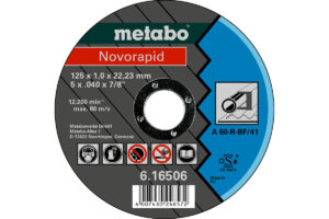 Відрізний диск Metabo 125 x 1,0 x 22,23 мм, сталь, TF 41 (616506000)