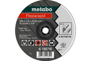 Відрізний диск Metabo 180 x 1,6 x 22,23 мм, алюміній, TF 42 (616515000)