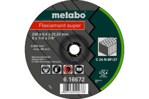 Відрізний диск Metabo super 230×6,0x22,23 камінь, SF 27 (616672000)