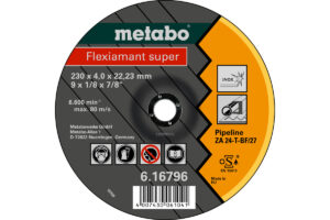 Відрізний диск Metabo super 230×4,0x22,23 труби, SF27 (616796000)