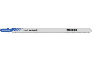5 пилкових полотен Metabo для лобзиків «sandwich metal». 150/ 2.0 мм (623604000)
