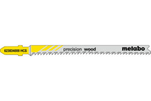 5 пилкових полотен Metabo для лобзиків «precision wood». 91 2.2 мм (623834000)