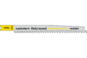 5 пильних U – подібних полотен Metabo для лобзика. для деревини. pionier. 90 мм/progr. (623903000)