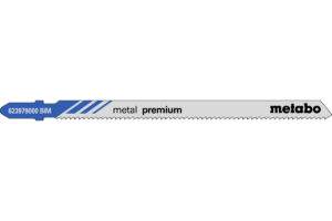 5 пилкових полотен Metabo для лобзиків «metal premium». 106/ 1.8 мм (623979000)