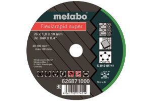 Відрізний диск Metabo, 5 шт., 76×1,0x10,0 мм Universal (626871000)