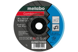 Відрізний диск Metabo, 3 шт., 76×2,0x10,23 мм Inox, TF 42 (626872000)