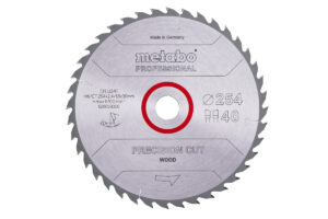 Пилкове полотно Metabo “precision cut wood – professional”, 254×30, Z40 WZ 20° (628059000)