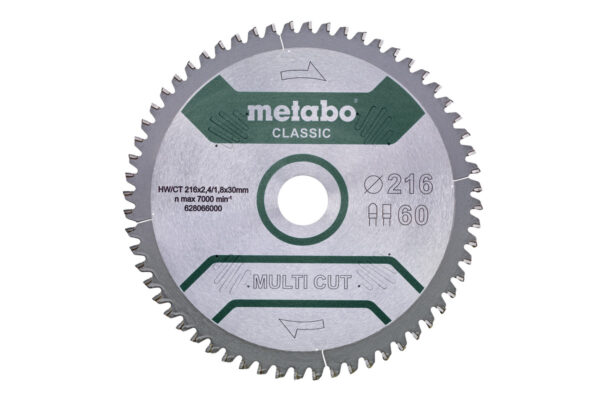 Пилкове полотно Metabo «multi cut – classic», 305×30 Z80 FZ/TZ 5°neg (628286000)