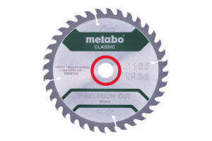 Пилкове полотно Metabo “precision cut wood – classic”, 190×30 Z48 WZ 15° (628283000)