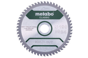 Пилкове полотно Metabo «multi cut – classic», 190×30 Z54 FZ/TZ 5° (628282000)