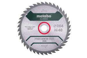 Пилкове полотно Metabo «precision cut wood — classic», 254×30, Z40 WZ 20° (628325000)
