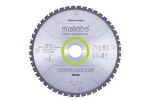 Пилкове полотно Metabo «cordless cut wood – professional», 216×30 Z28 WZ 5°neg (628444000)