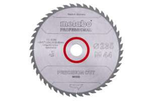 Пилкове полотно Metabo «precision cut wood — professional», 235×30, Z44 WZ 15° (628494000)