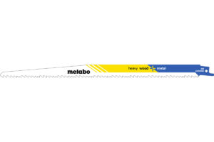 5 пилкових полотен Metabo для шабельних пилок «heavy wood + metal». 300 x 1.25 мм (631987000)